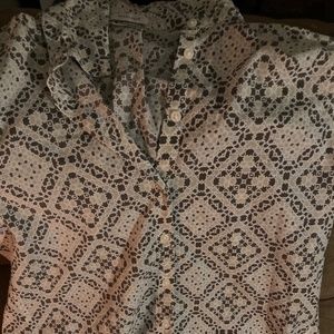 Womens button up blouse